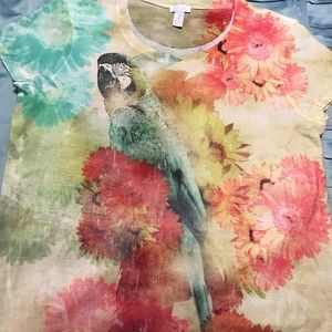 Chico’s multi colored size 3 top.